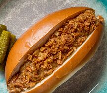 С рваной свининой