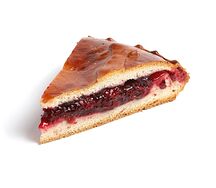 Пирог яблочно-брусничный