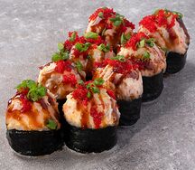 Запеченный ролл с морским окунем