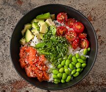 Поке с лососем