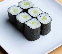 Ролл с огурцом постный