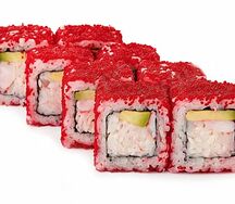 Ролл Калифорния тобико