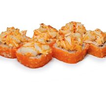 Ролл Гребешок-Лосось