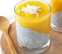 Cha-cha-chia pudding Манго