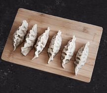 Гедзе с креветкой