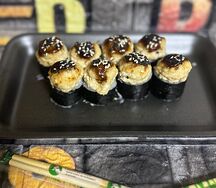 Запеченный маки с курицей