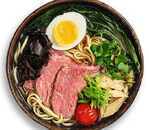 Рамэн с ростбифом