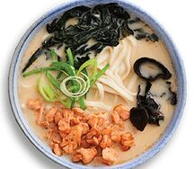 Острый суп Мисо с лососем