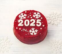 Торт Красный бархат Новогодний