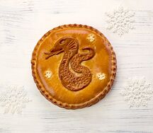 Пирог курник Змея 2025