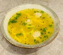 Суп из курицы с лапшой