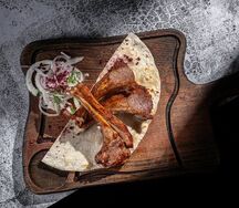 Шашлык из бараньей корейки