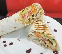 Шаверма двойная с сыром