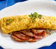 Омлет с тамбовским окороком