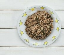 Греча отварная детская