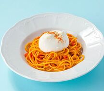 Паста с бурратой