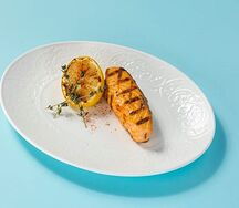 Стейк из лосося