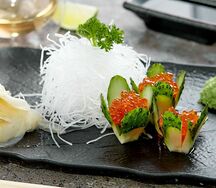 Сашими Красная икра