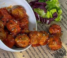 Говяжьи фрикадельки в соусе