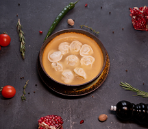 Бульон с пельменями