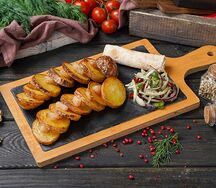 Картофель на мангале