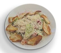 Салат Цезарь с курицей