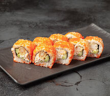 Ролл Калифорния с темпура креветкой