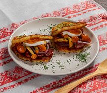 Драники с колбаской