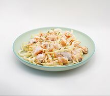 Паста с семгой