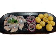 Сельдь с картофелем