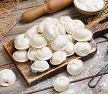 Пельмени с курицей 