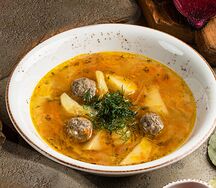 Суп с фрикадельками