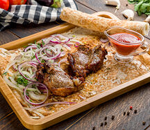 Шашлык из бараньей корейки