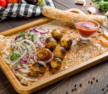 Картофель на мангале