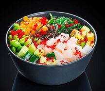 Поке с гребешком