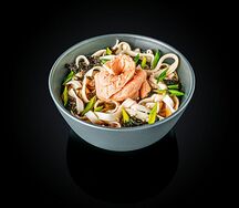 Суп-лапша с лососем