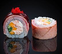 Опалённый с тунцом и манго