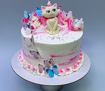 Торт с кошкой