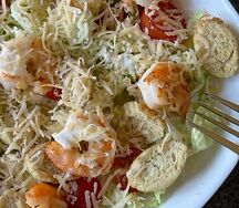 Цезарь с креветками 