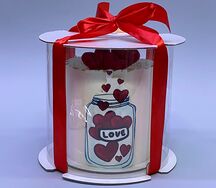 Мини-торт баночка с Love