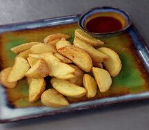 Картофель по-деревенски маленький