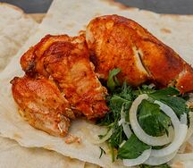 Шашлык из куриной мякоти