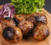 Картофель на мангале