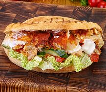 Шаурма в лепешке