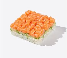 Салат Лосось над шубой