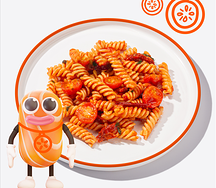 Макарошки с томатами