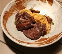 Орзо с медальонами