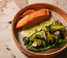 Стейк из лосося