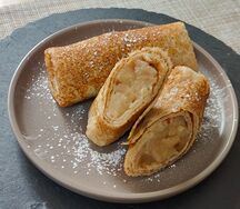 Блины с яблоком