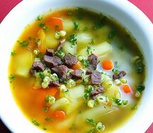 Рассольник со сметаной